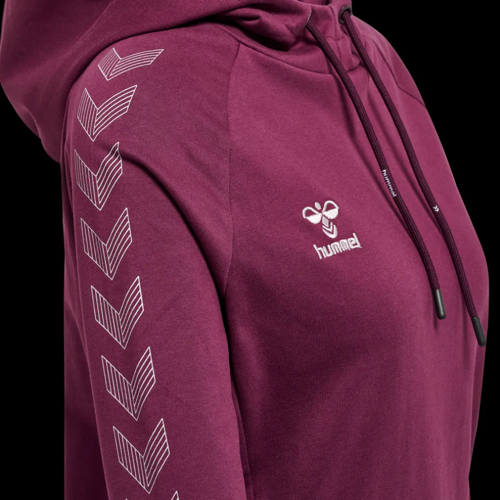 hmlMOVE GRID COTTON HOODIE WOMAN