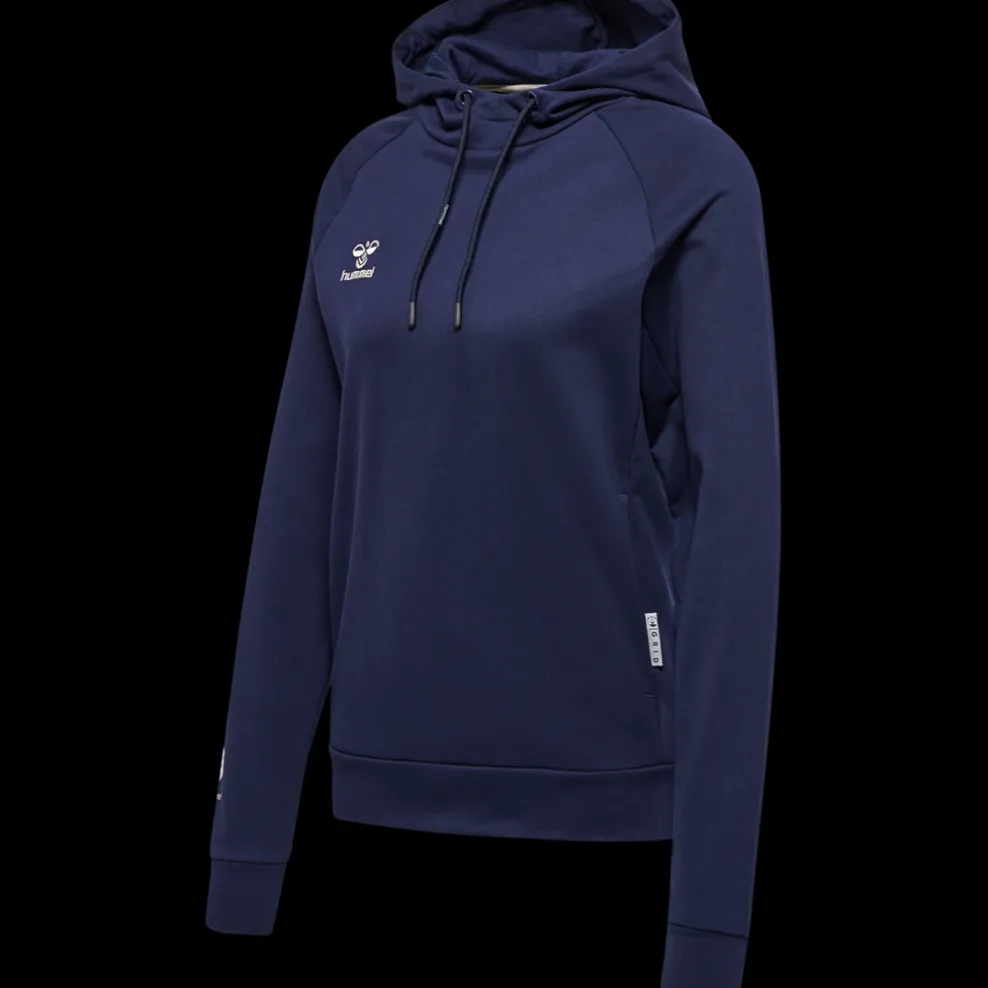 hmlMOVE GRID COTTON HOODIE WOMAN