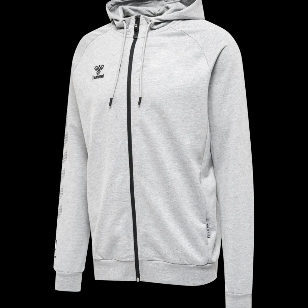 hmlMOVE GRID COTTON ZIP HOODIE