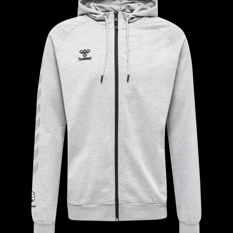 hmlMOVE GRID COTTON ZIP HOODIE