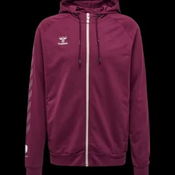 hmlMOVE GRID COTTON ZIP HOODIE