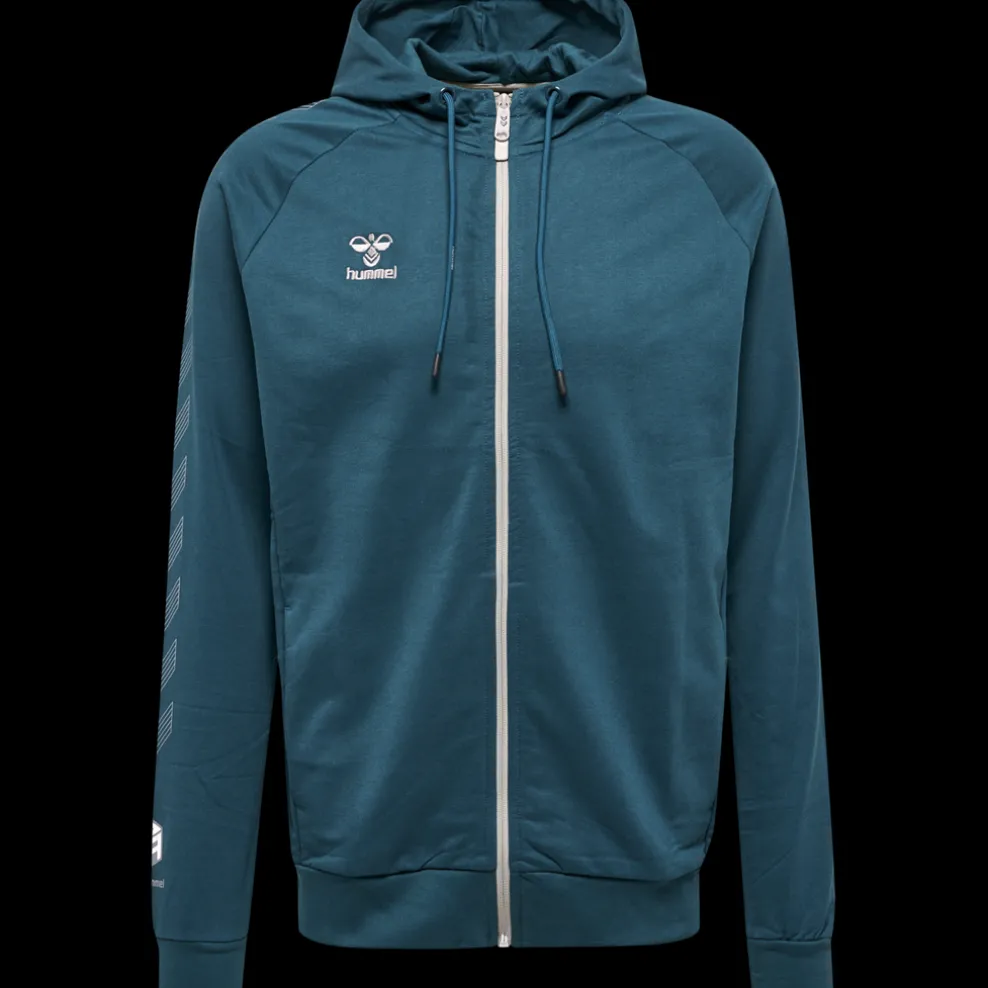 hmlMOVE GRID COTTON ZIP HOODIE