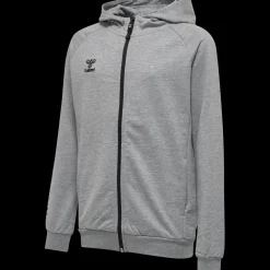 hmlMOVE GRID COTTON ZIP HOODIE KIDS