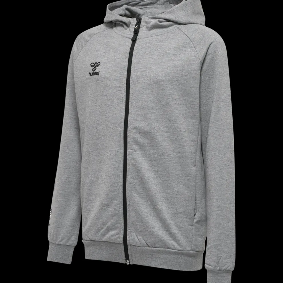 hmlMOVE GRID COTTON ZIP HOODIE KIDS