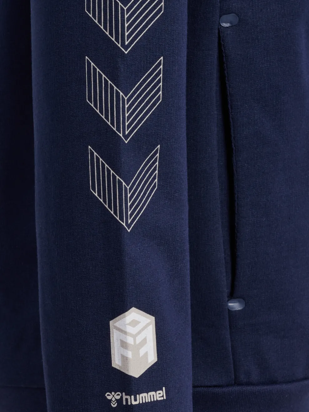 hmlMOVE GRID COTTON ZIP HOODIE KIDS