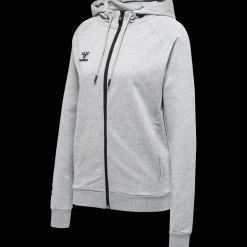 hmlMOVE GRID COTTON ZIP HOODIE WOMA