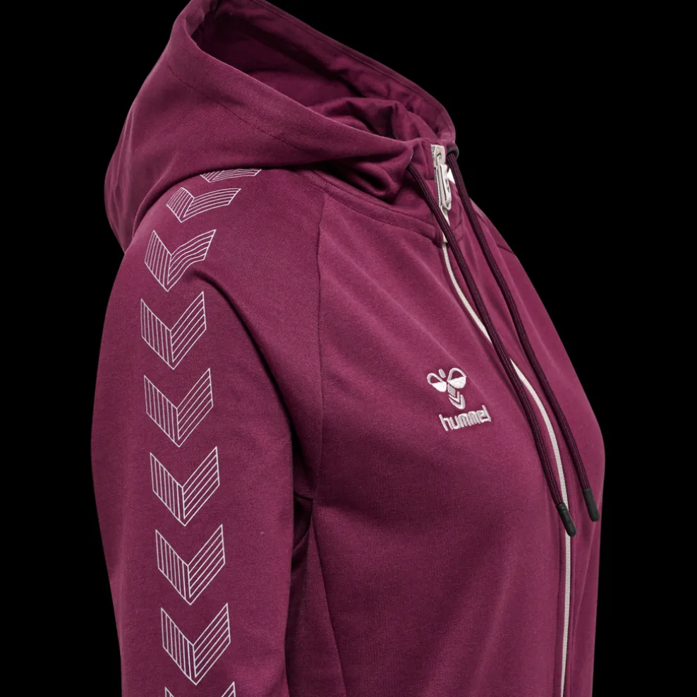 hmlMOVE GRID COTTON ZIP HOODIE WOMA