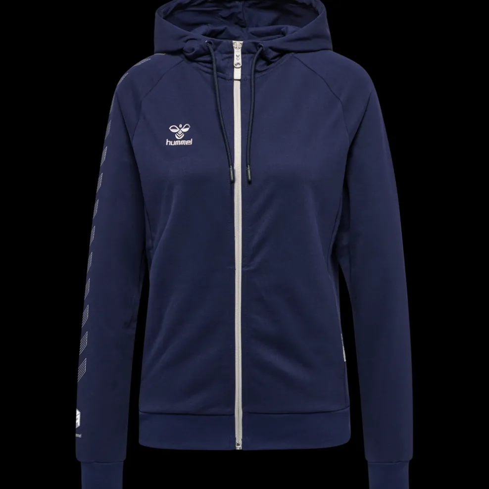 hmlMOVE GRID COTTON ZIP HOODIE WOMA