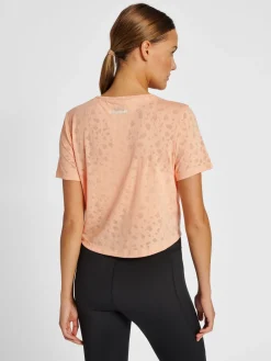hmlMT IRIS BURNOUT CROP T-SHIRT