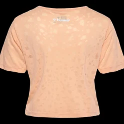 hmlMT IRIS BURNOUT CROP T-SHIRT