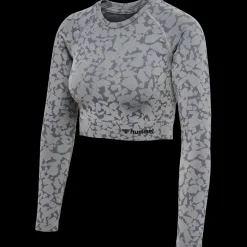 hmlMT PI SEAMLESS CROP T-SHIRT L/S