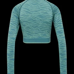 hmlMT SAGA SEAMLESS CROP T-SHIRT LS