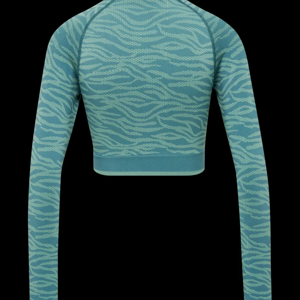 hmlMT SAGA SEAMLESS CROP T-SHIRT LS