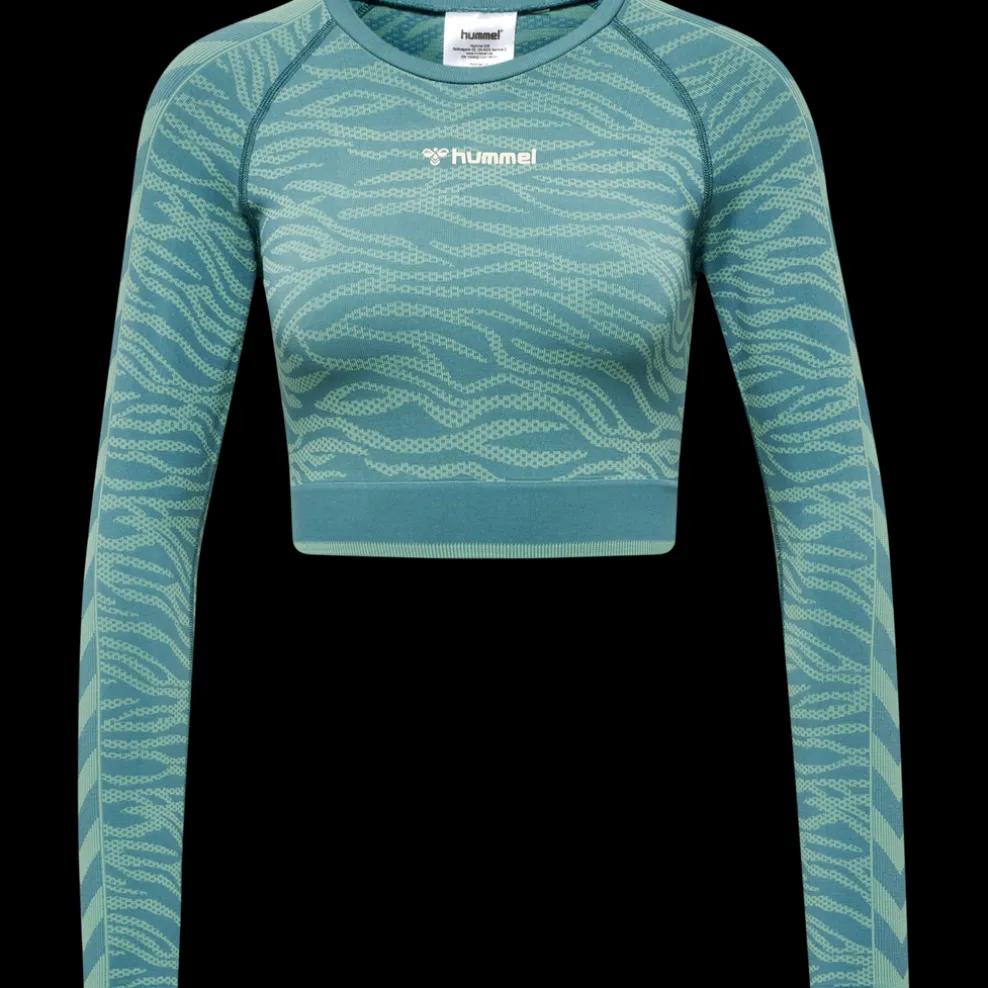 hmlMT SAGA SEAMLESS CROP T-SHIRT LS