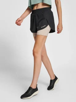 hmlMT TRACK 2 IN 1 SHORTS