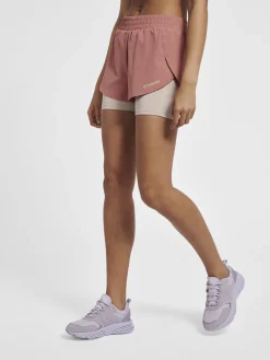 hmlMT TRACK 2 IN 1 SHORTS