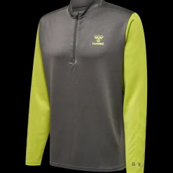 hmlONGRID 1/2 ZIP POLY SWEAT