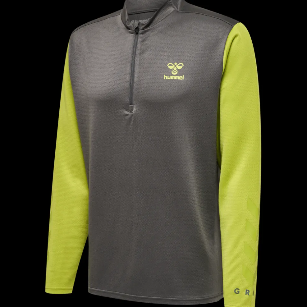 hmlONGRID 1/2 ZIP POLY SWEAT