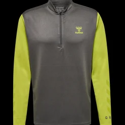 hmlONGRID 1/2 ZIP POLY SWEAT