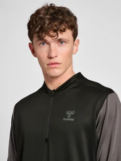 hmlONGRID 1/2 ZIP POLY SWEAT