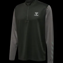 hmlONGRID 1/2 ZIP POLY SWEAT