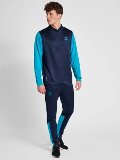 hmlONGRID 1/2 ZIP POLY SWEAT