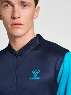 hmlONGRID 1/2 ZIP POLY SWEAT