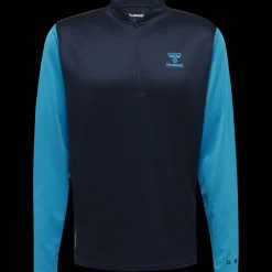 hmlONGRID 1/2 ZIP POLY SWEAT