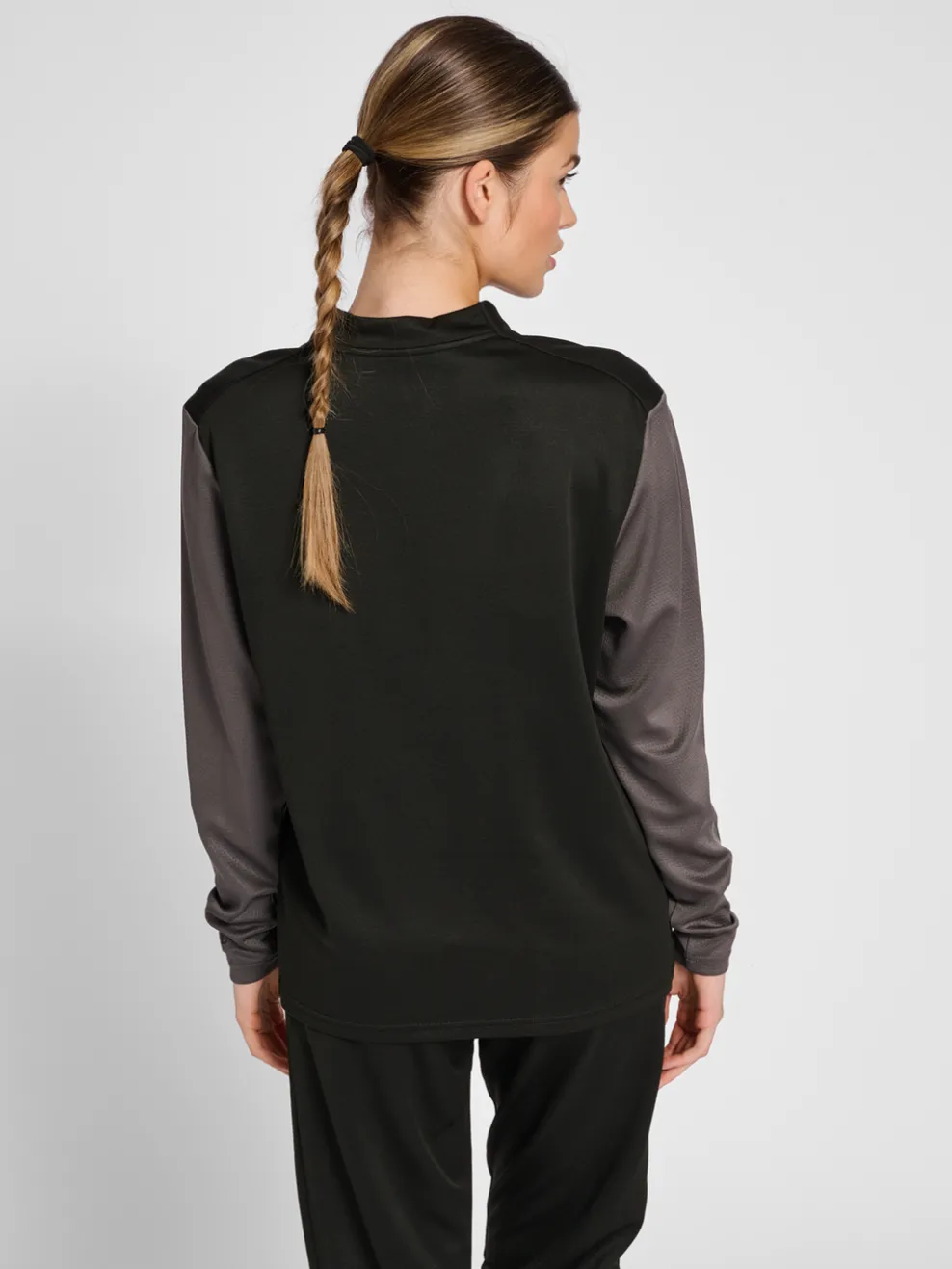 hmlONGRID 1/2 ZIP POLY SWEAT WO