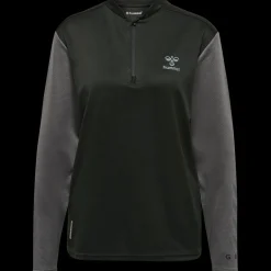 hmlONGRID 1/2 ZIP POLY SWEAT WO