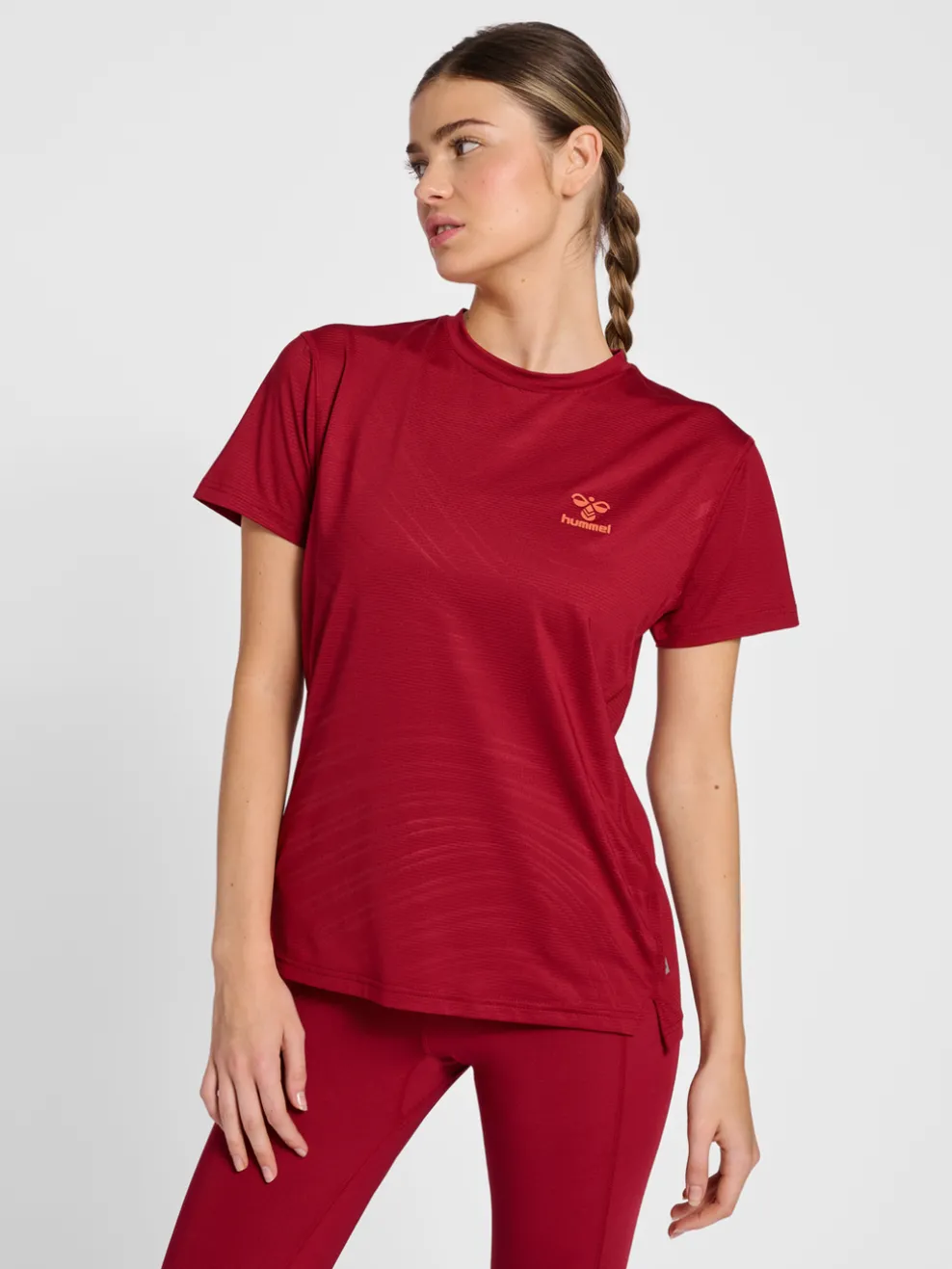 hmlONGRID POLY TEE S/S WO