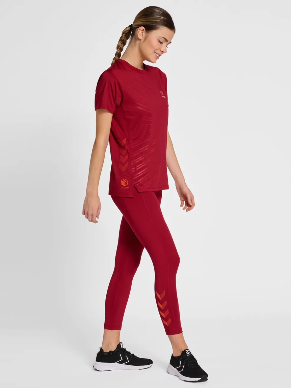 hmlONGRID POLY TEE S/S WO