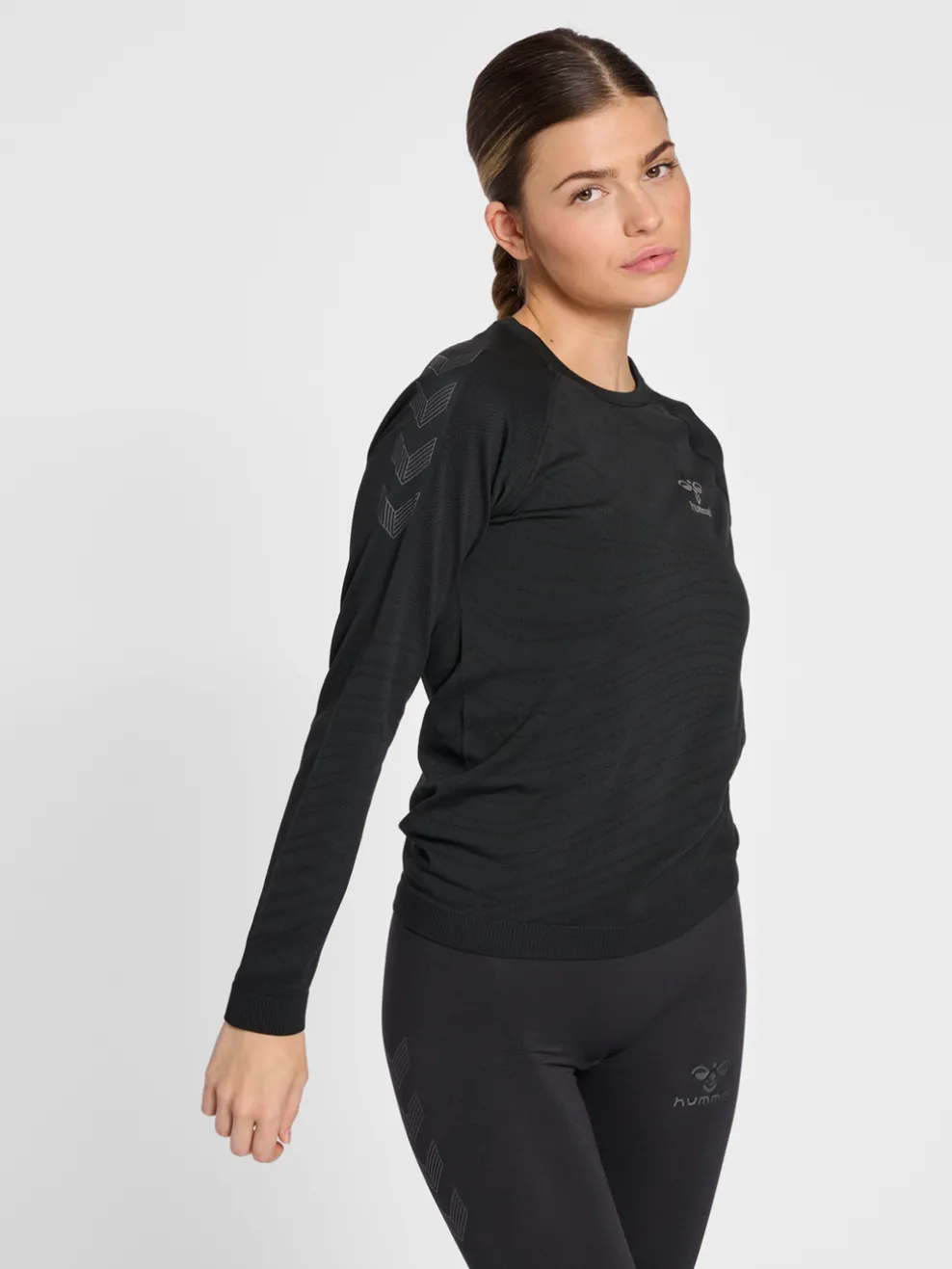 hmlONGRID SEAMLESS L/S WO