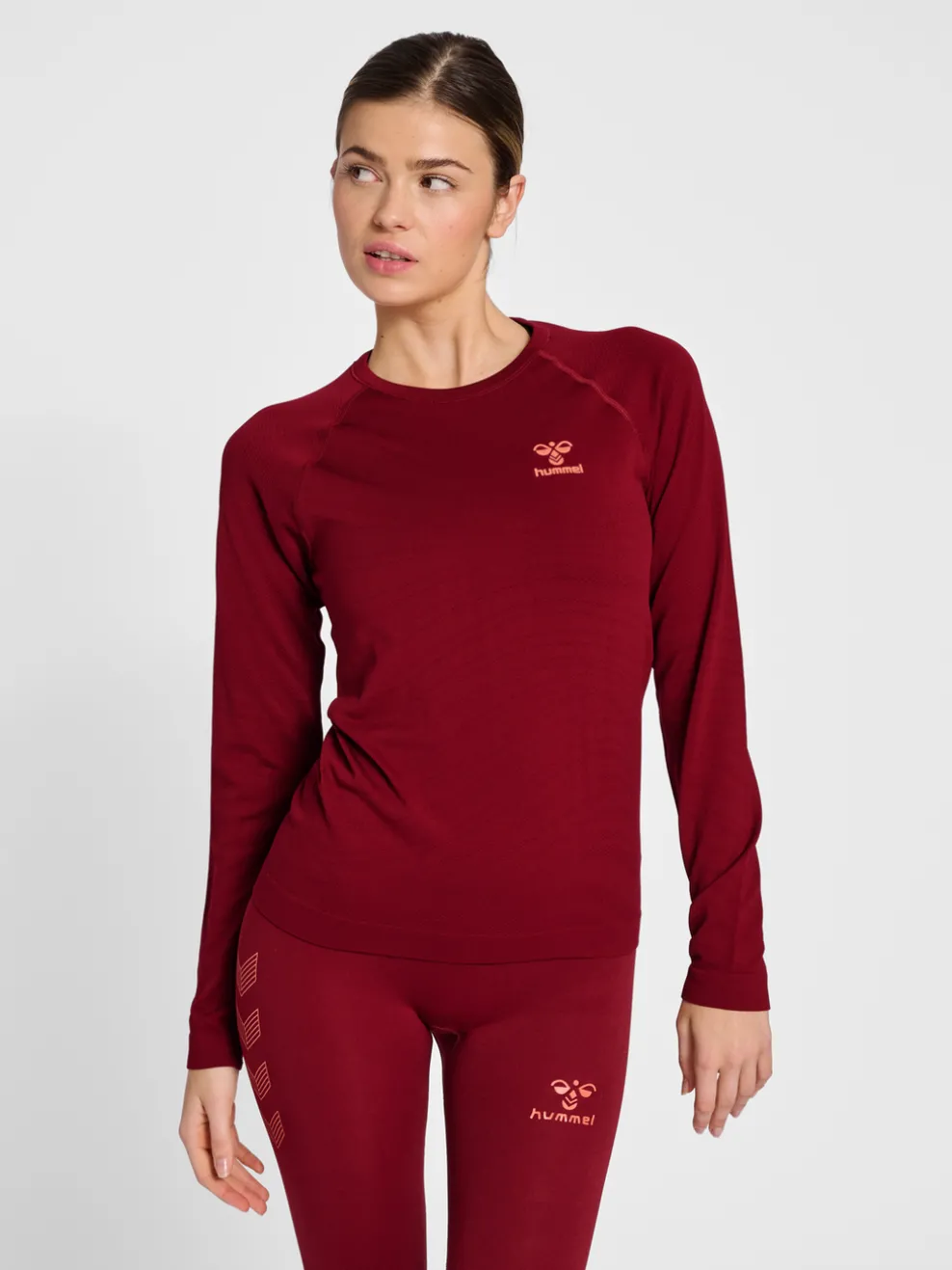 hmlONGRID SEAMLESS L/S WO