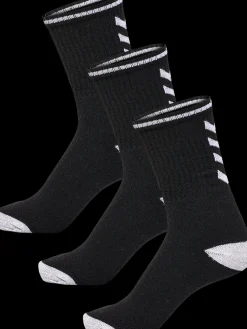 hml3-PACK SINGLE STRIPE CREW SOCK
