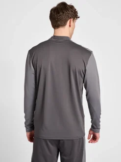 hmlPRO GRID HALF ZIP TRAINING L/S