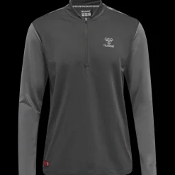 hmlPRO GRID HALF ZIP TRAINING L/S