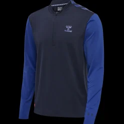 hmlPRO GRID HALF ZIP TRAINING L/S