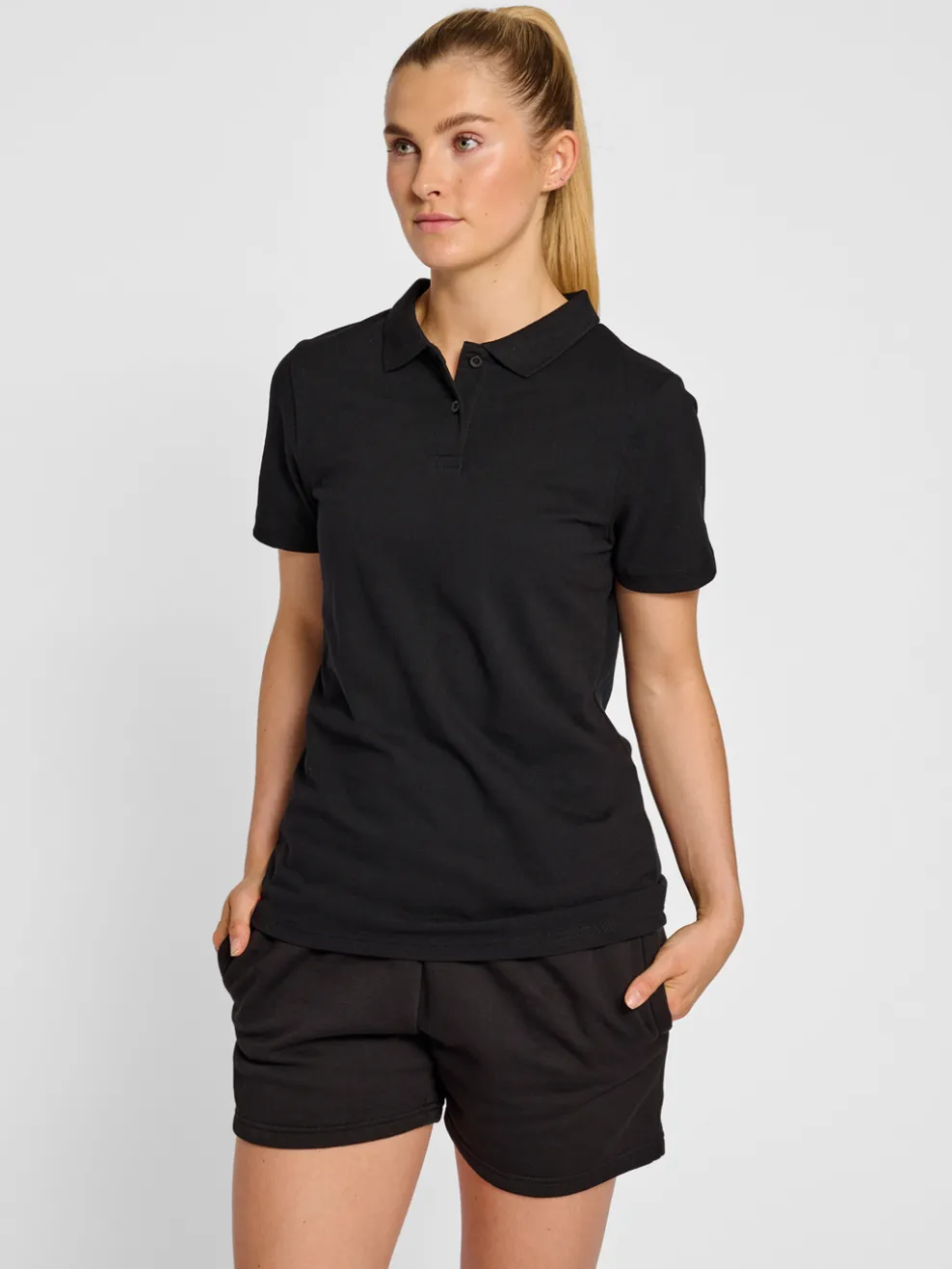 hmlRED CLASSIC POLO WOMAN