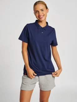 hmlRED CLASSIC POLO WOMAN