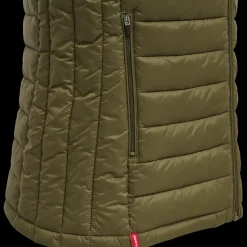 hmlRED QUILTED WAISTCOAT WOMAN