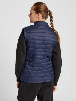 hmlRED QUILTED WAISTCOAT WOMAN