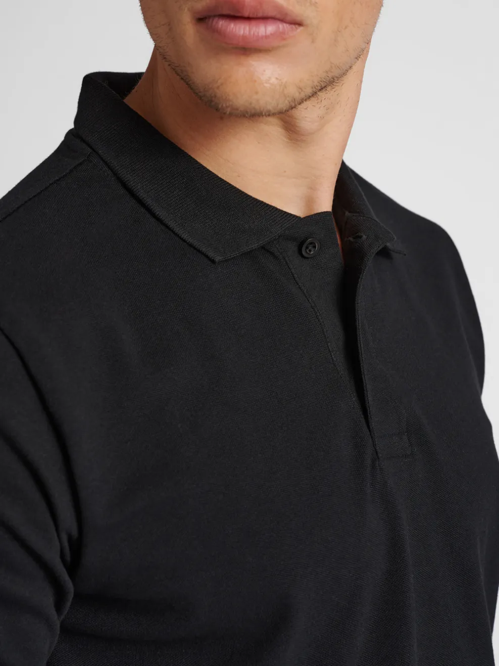hmlRED STRETCH POLO