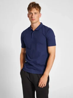 hmlRED STRETCH POLO