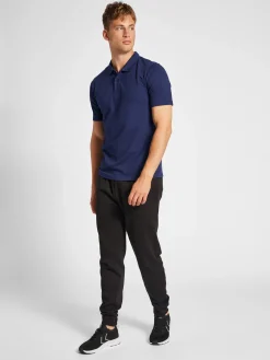 hmlRED STRETCH POLO