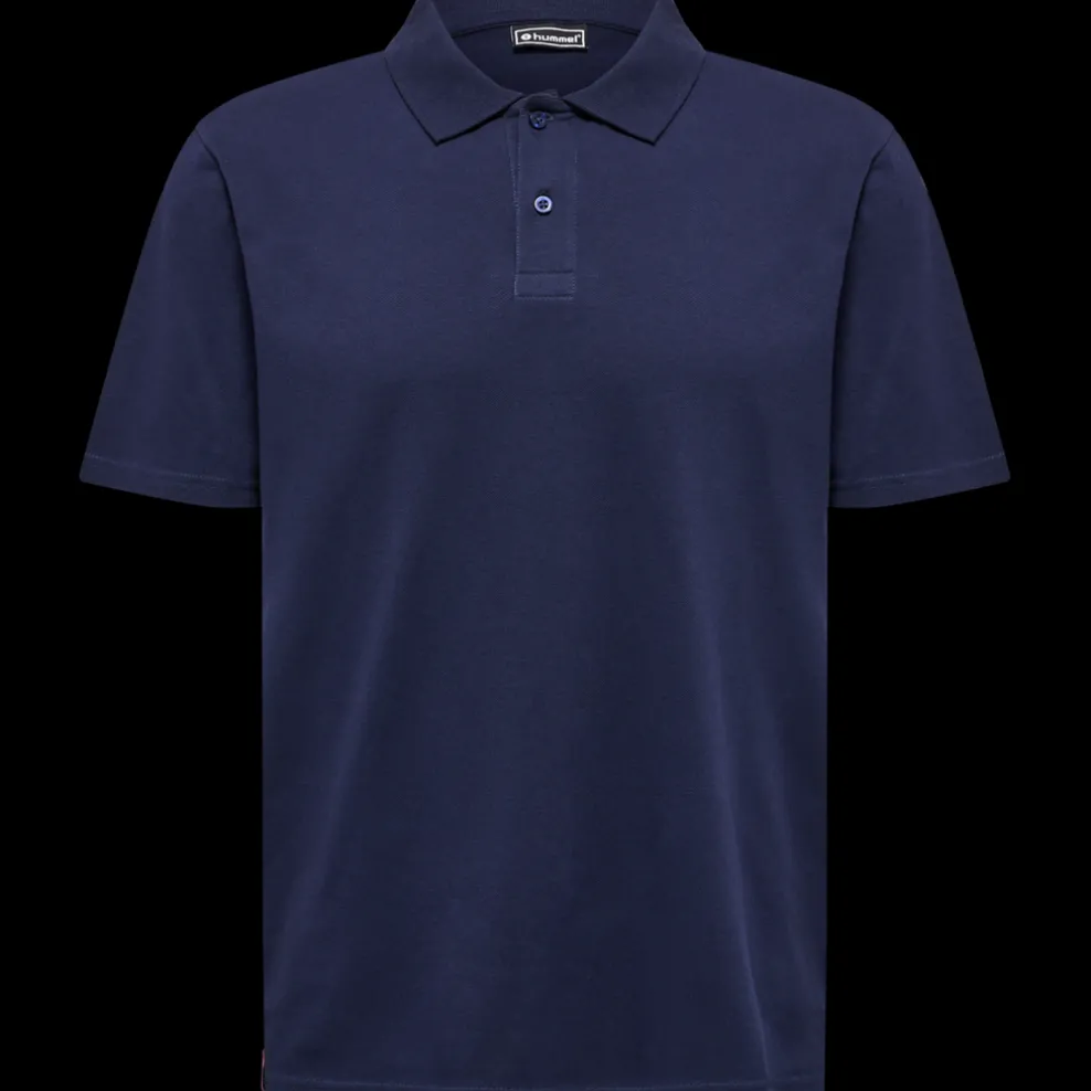 hmlRED STRETCH POLO