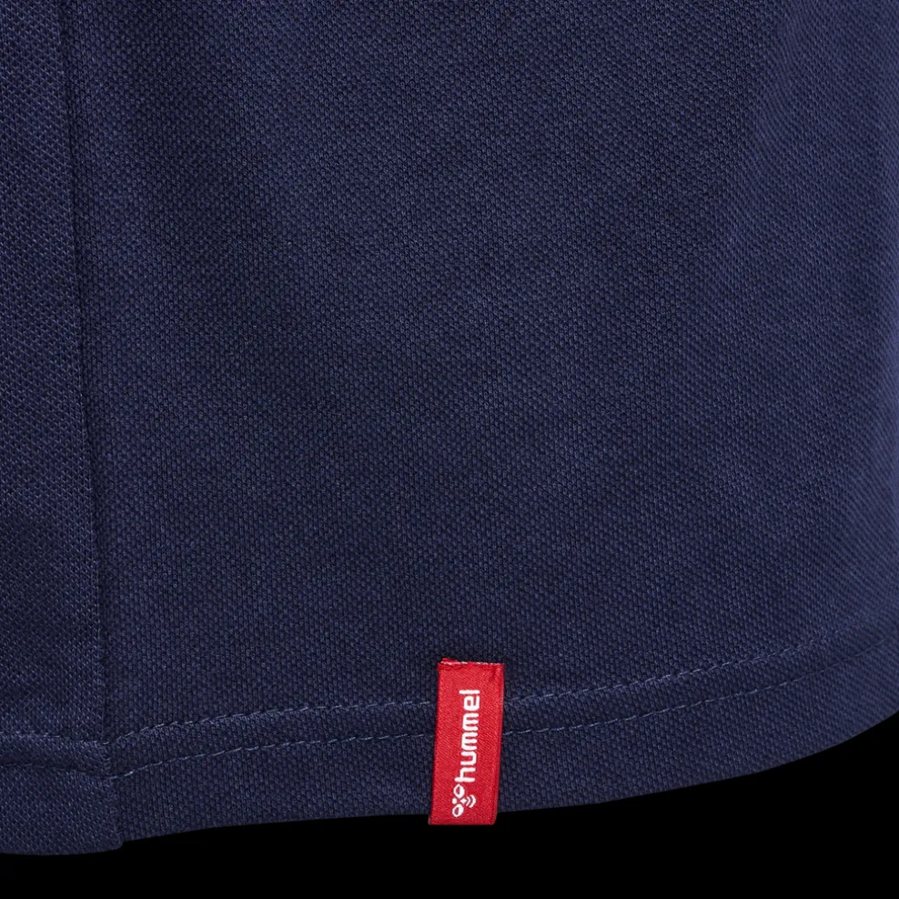 hmlRED STRETCH POLO