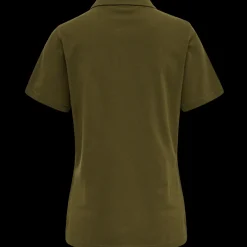 hmlRED STRETCH POLO WOMAN
