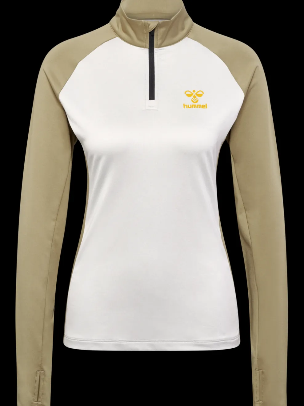 hmlSPRINT MELANGE HALF ZIP WOMAN