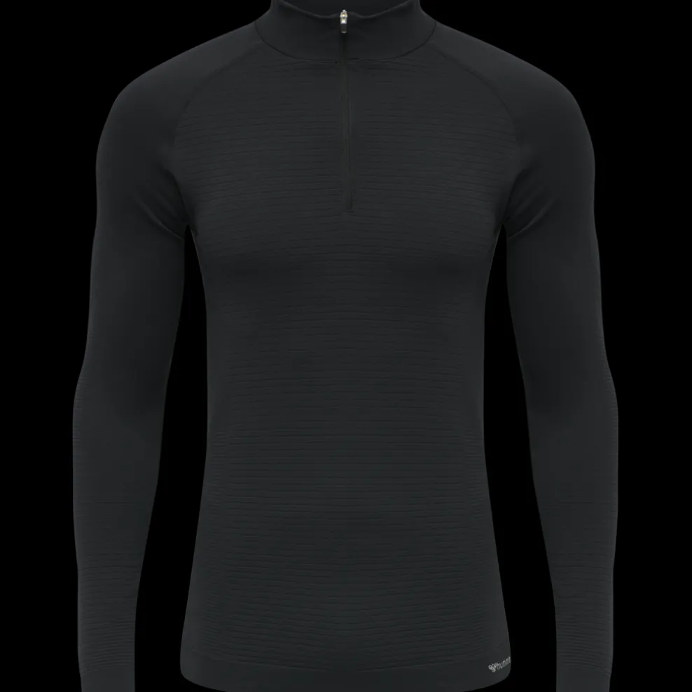 hmlSTROKE SEAMLESS HALF ZIP